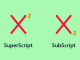 Superscript