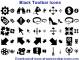 Black Toolbar Icons