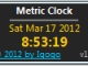 Metric Clock