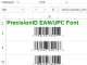 PrecisionID EAN UPC Fonts