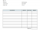 Printable Invoice Template