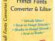 Hindi Fonts Converter and Editor