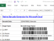 Excel Linear Barcode Generator