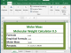 Molar Mass / Molecular Weight Calculator