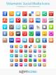 Volumetric Social Media Icons