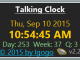 Talking Clock