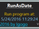 RunAsDate