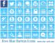 Free Blue Button Icons