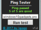 Ping Tester