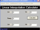 Linear Interpolation calculator